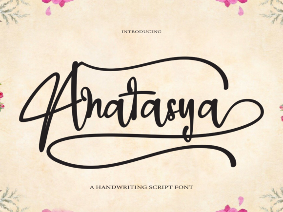 Anatasya: A Sweet Handwritten Font for Editorial Elegance