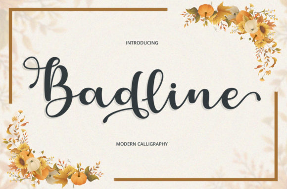 Badline: The Script Font for Bold Campaigns