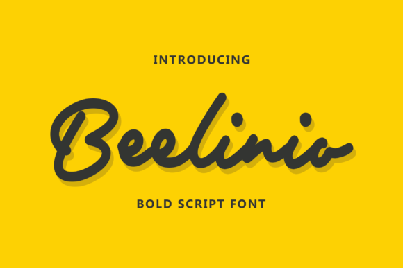 Beelinio: The Bold Script Font for Your Brand