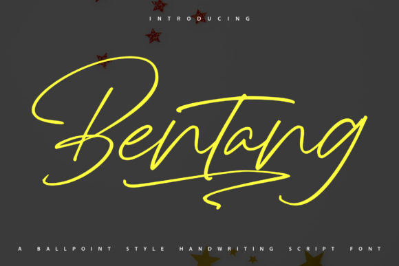 Bentang: A Flexible Handwritten Font for Branding