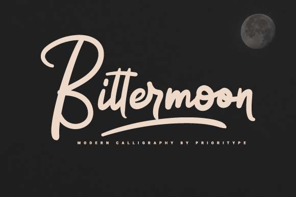 Bittermoon: A Modern Handwritten Font for Branding