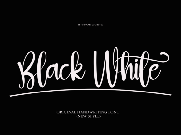 Black White: A Handwritten Font for Scroll-Stopping Digital Campaigns