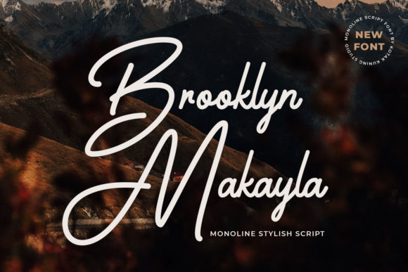 Brooklyn Makayla: The Script Font That Elevates Modern Marketing Design
