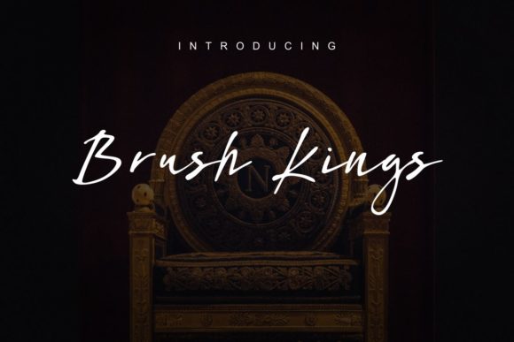 Brush Kings: The Perfect Script Font for Brand Identity