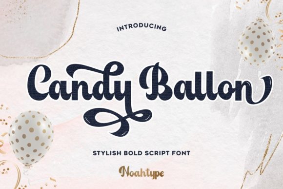 Candy Ballon: A Handwritten Font That Elevates Editorial Design