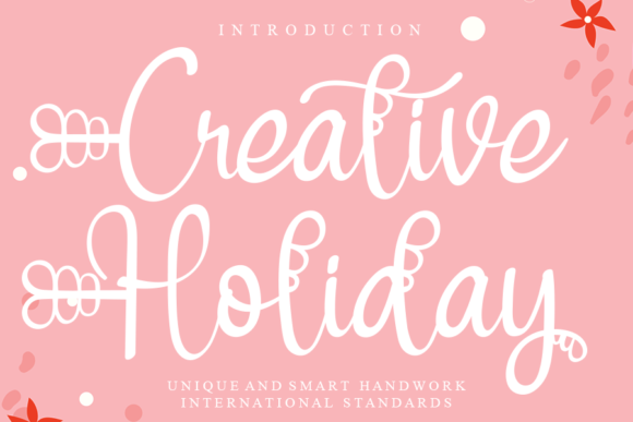 Creative Holiday: A Joyful Handwritten Font for Brands