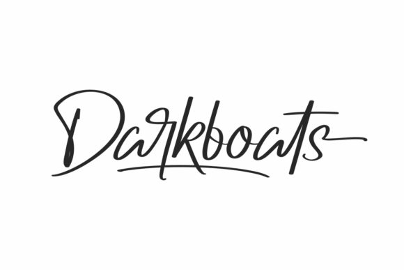 Darkboats: A Premium Script Font for Brand Identity