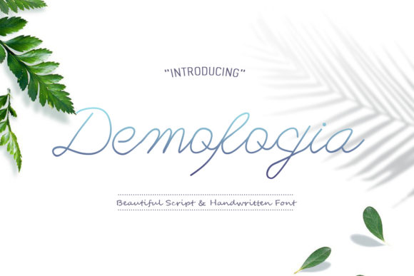 Demofogia: A Delicate Script Font for Elegant Branding