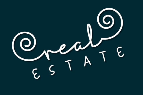 Elegant Touch: Bringing Real Estate Font to Life in Handmade Designs