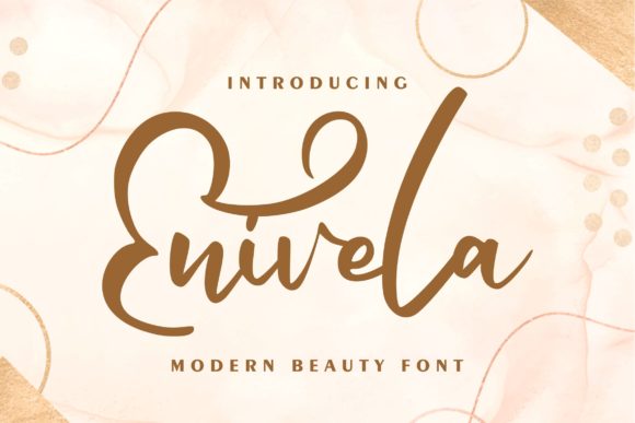 Enivela: Elevating Web Design with a Handwritten Font That Speaks Elegance