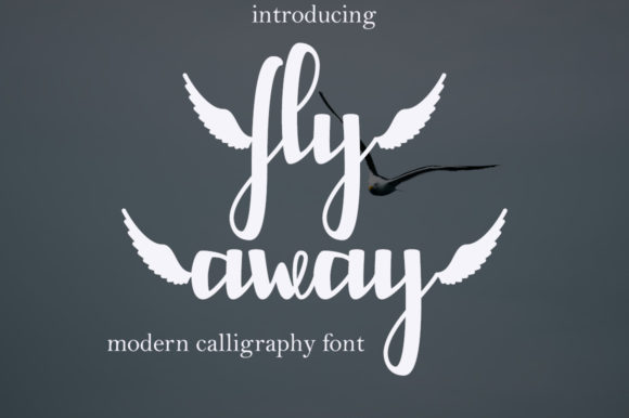Fly Away Font Review: A Delicate Handwritten Typeface for Brand Elegance