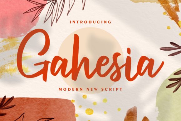 Gahesia: A Bold Handwritten Font for Dynamic Web Design