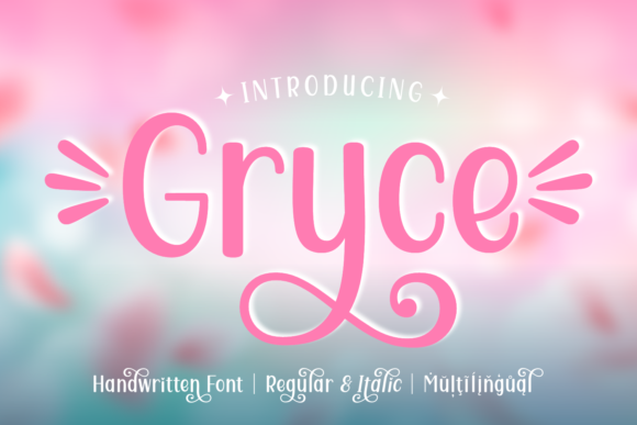 Gryce: A Handwritten Font for Your Brand Identity