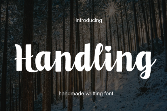 Handling: A Polished Script Font for Modern Web Design Projects