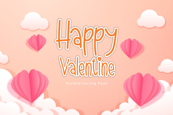 Happy Valentine: A Handwritten Font for Editorial Design