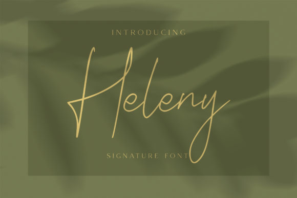 Heleny: A Handwritten Font for Small Business Branding