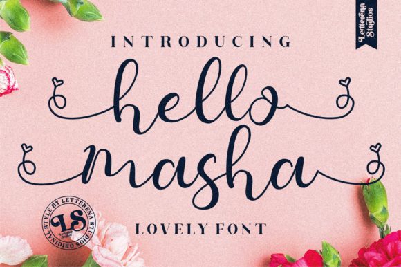 Hello Masha: A Delicate Script Font for Modern Web Design