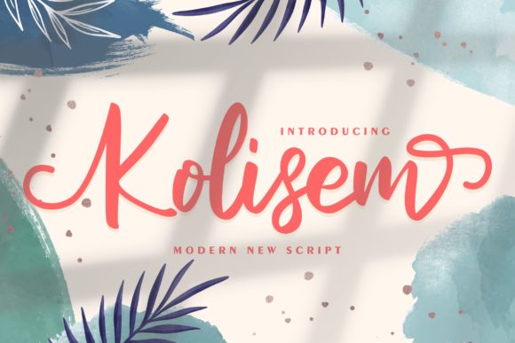 Kolisem: A Sweet Brushed Handwritten Font for Crafters and Sellers