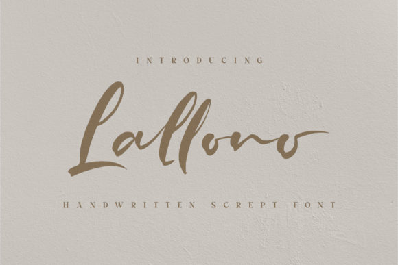 Lallono: The Script Font for Campaign Impact