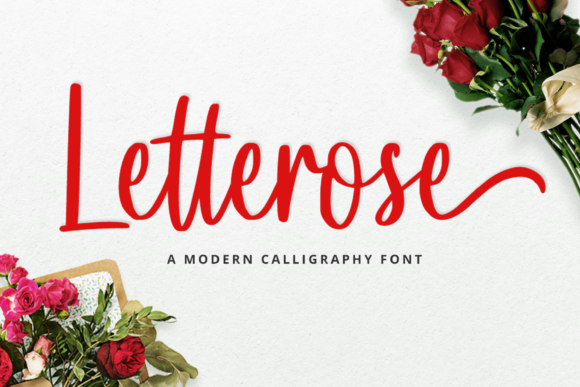 Letterose: A Handwritten Font for Modern Web Design