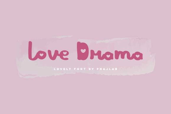 Love Drama: A Handwritten Font for Editorial Design