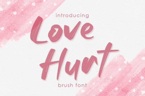 Love Hurt Font: A Bold Handwritten Typeface for Brands