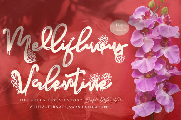 Mellifluous Valentine: A Handwritten Font for Web Design