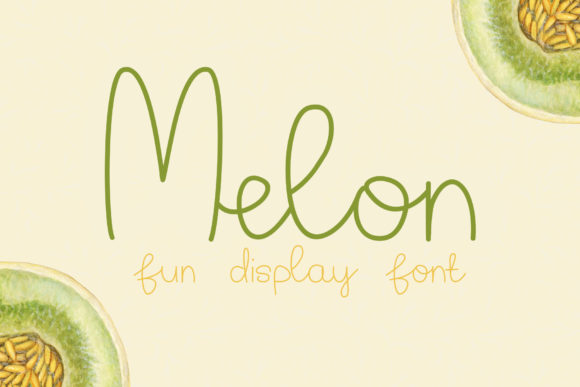 Melon: A Quirky Handwritten Font That Brings Personality to Your Craft Projects