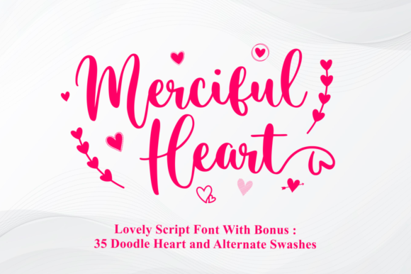 Merciful Heart: A Refined Script Font for Web Design