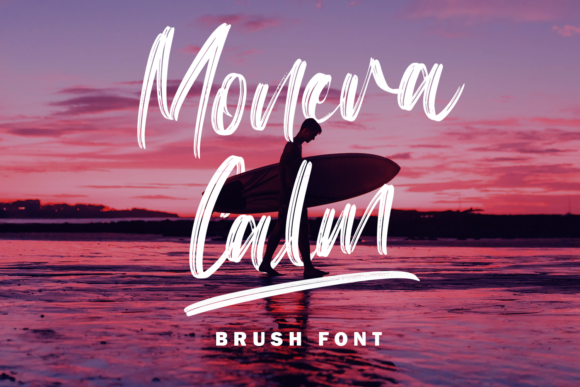 Monera Calm: A Handwritten Font for Editorial Design