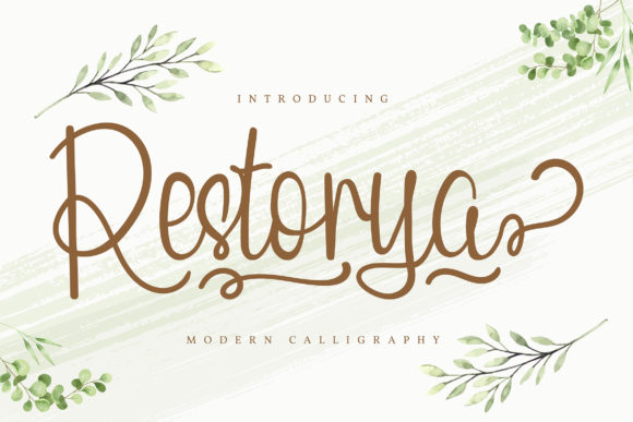 Restorya: A Handwritten Font That Brings Flow and Feeling to Editorial Design