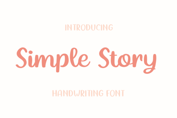Simple Story: A Friendly Handwritten Font for Web Design