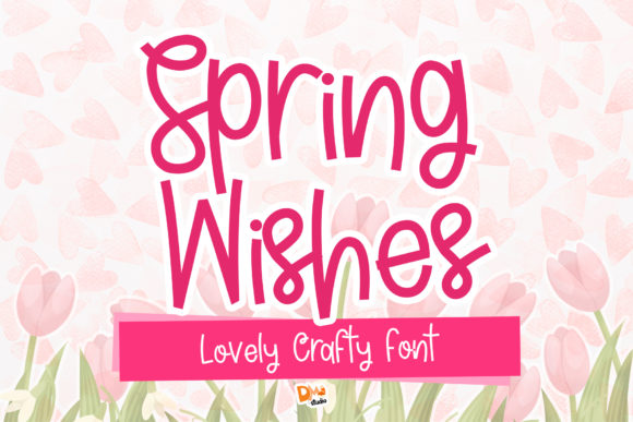 Spring Wishes: A Playful Handwritten Font for Web Design