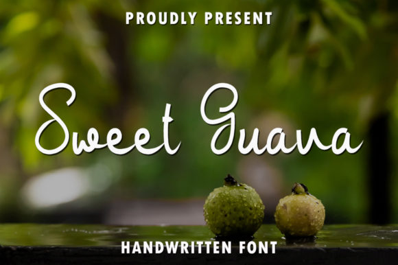 Sweet Guava: A Handwritten Font for Editorial Design