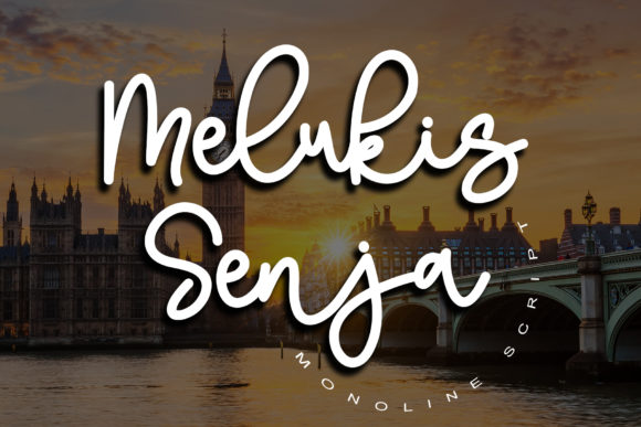 Testing Melukis Senja: A Simple Script Font for Branding